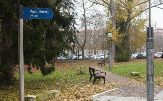 Zonas verdes y alumbrado público en Vitoria.