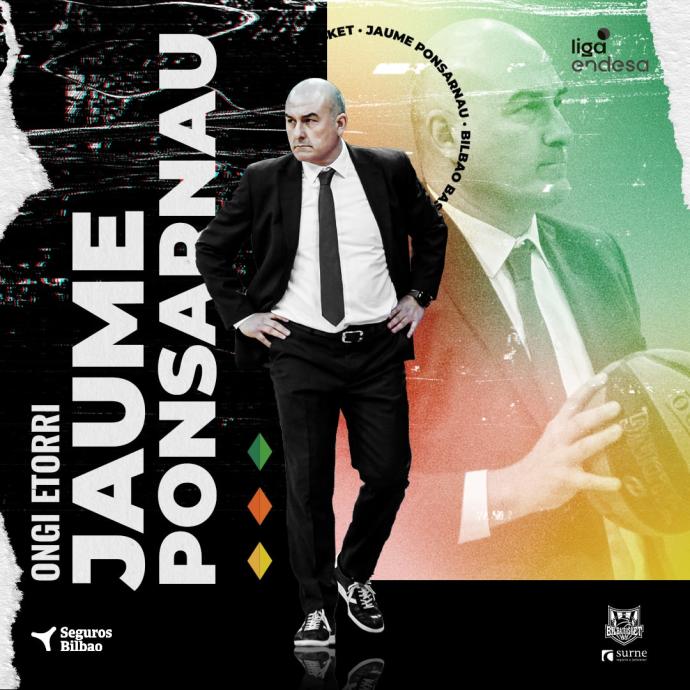 Jaume Pornsarnau será el nuevo entrenador del Bilbao Basket