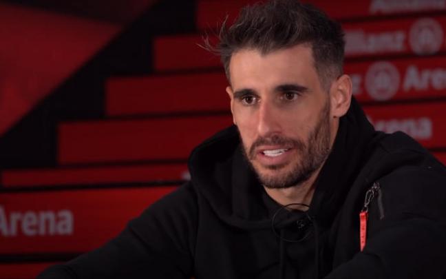 Javi Martínez, en un fotograma de su vídeo homenaje. Javi Martínez, en un fotograma de su vídeo homenaje.