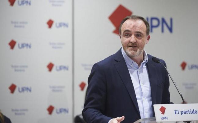 El presidente de UPN, Javier Esparza