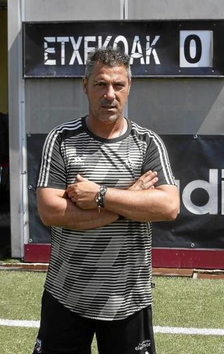 Javier Olaizola, exentrenador del Tudelano