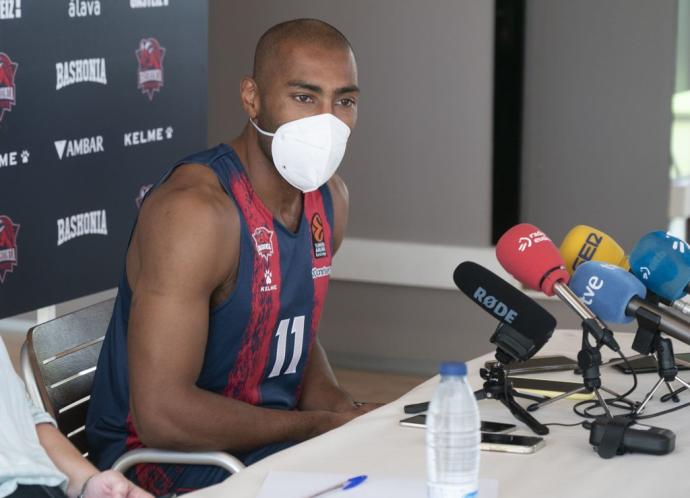 Jayson Granger, en el Media Day del Baskonia