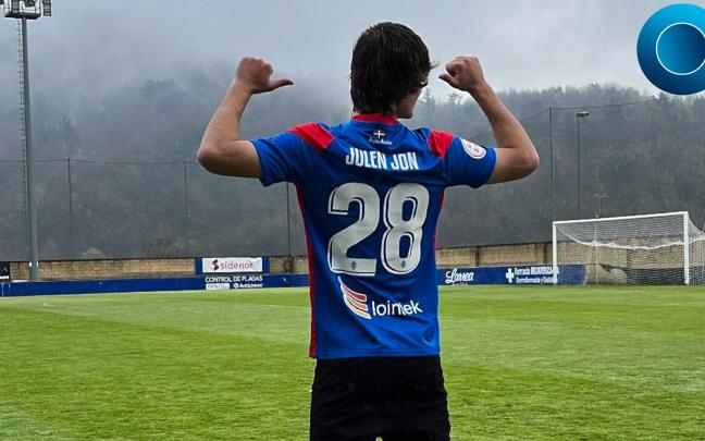 Julen Jon lucirá el número 28. Foto Imanol Vilella