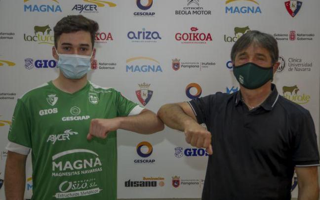 Ion Cerviño posa junto a Tatono Arregui.