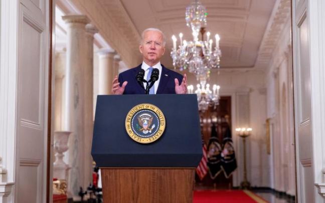 El presidente estadounidense, Joe Biden, explica a la nación la retirada de Afganistán El presidente estadounidense, Joe Biden, explica a la nación la retirada de Afganistán