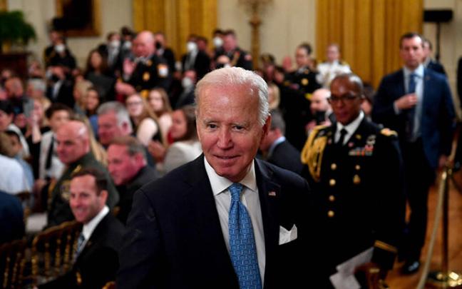 Joe Biden durante un encuentro en la Casa Blanca. Joe Biden durante un encuentro en la Casa Blanca.