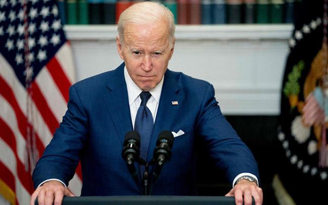 Joe Biden comparece tras la masacre en Texas. Joe Biden comparece tras la masacre en Texas.