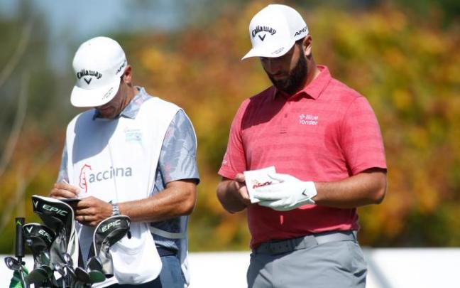 Jon Rahm durante un torneo.