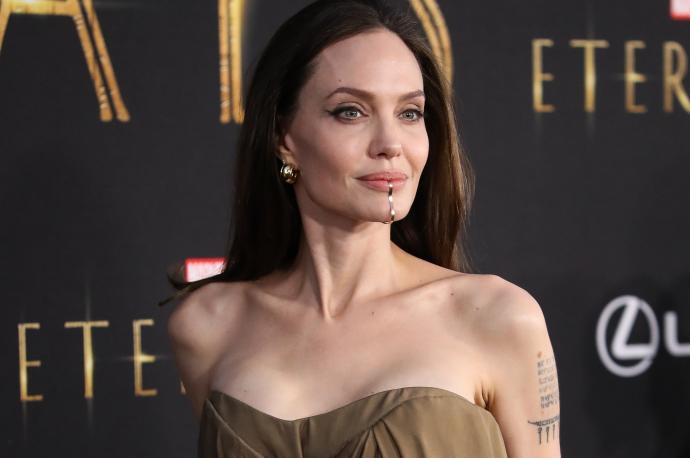 Angelina Jolie en la premiere de 'Eternals'.