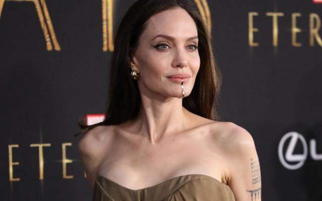 Angelina Jolie en la premiere de 'Eternals'. Angelina Jolie en la premiere de 'Eternals'.