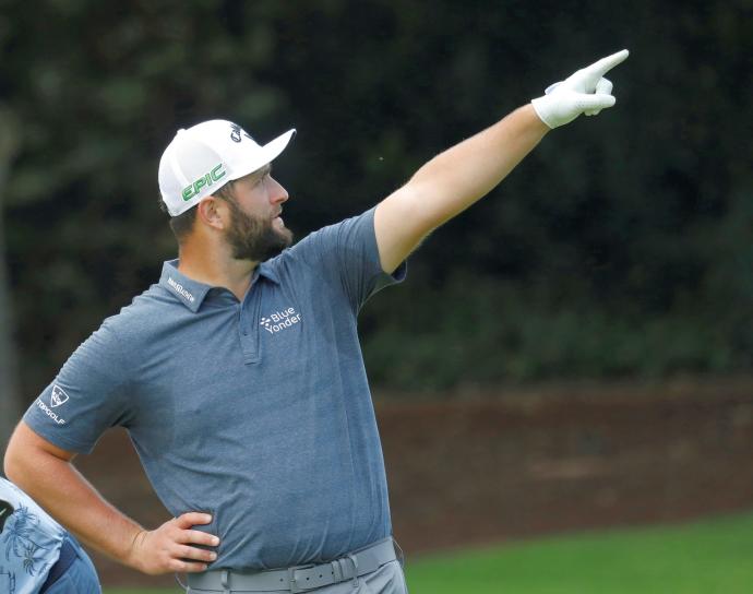 Jon Rahm, en el campo de Valderrama.