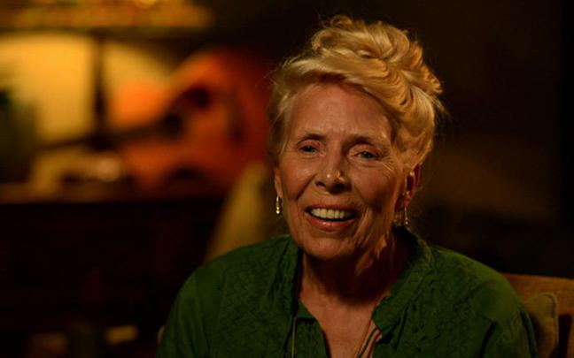 La cantautora estadounidense Joni Mitchell.