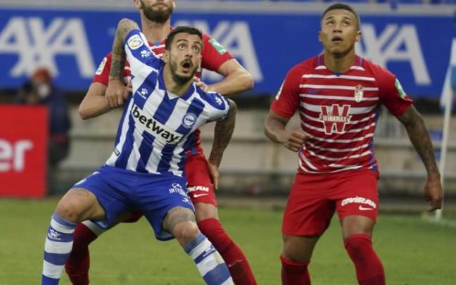 Joselu, en el partido ante el Granada