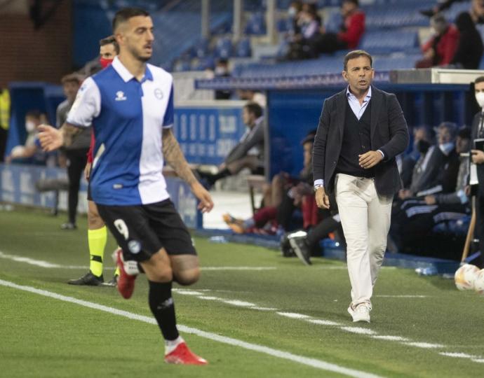 Joselu y Javi Calleja