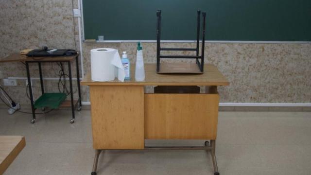 Las aulas clausuradas en Euskadi representan el 1,75 % del total