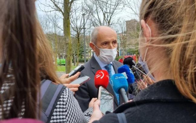 El consejero de Seguridad, Josu Erkoreka.
