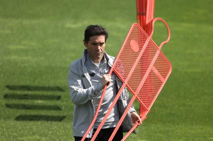 El entrenador del Athletic, Marcelino García Toral