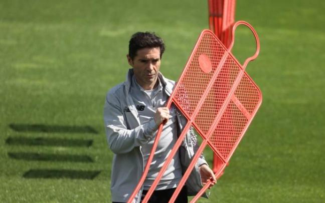 El entrenador del Athletic, Marcelino García Toral