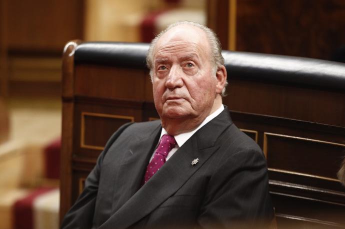 Juan Carlos I en una imagen en el Congreso de los Diputados.