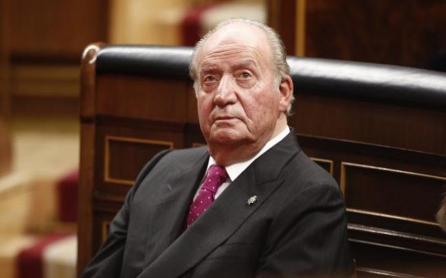 Juan Carlos I en una imagen en el Congreso de los Diputados. Juan Carlos I en una imagen en el Congreso de los Diputados.