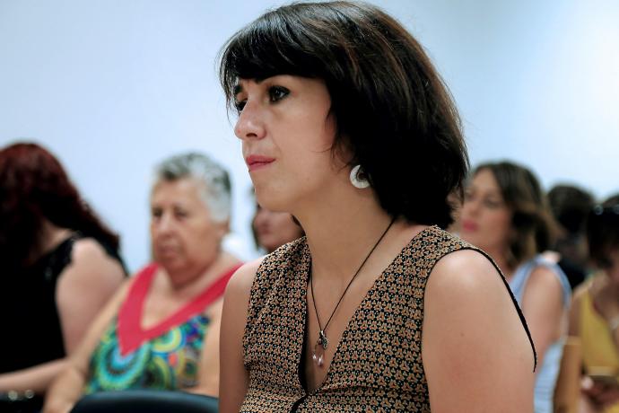 Juana Rivas, durante su juicio en 2018.