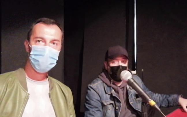 Juanjo Ezquerro (izda) y Rubén Gómez durante la presentación del documental 'ExLibris' Juanjo Ezquerro (izda) y Rubén Gómez durante la presentación del documental 'ExLibris'