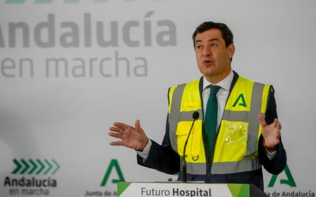 El presidente de la Junta de Andalucía, Juanma Moreno.