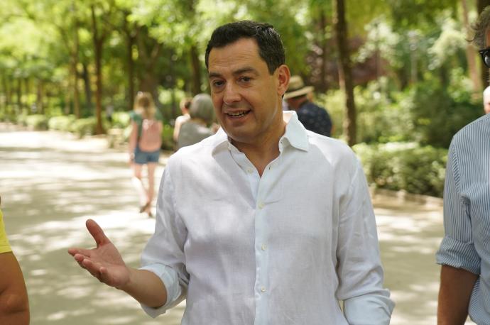 Juanma Moreno, candidato del PP a reeditar Gobierno en Andalucía.