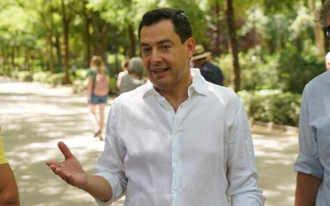 Juanma Moreno, candidato del PP a reeditar Gobierno en Andalucía.