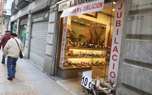 Imagen de un negocio que se cierra por jubilación. Imagen de un negocio que se cierra por jubilación.