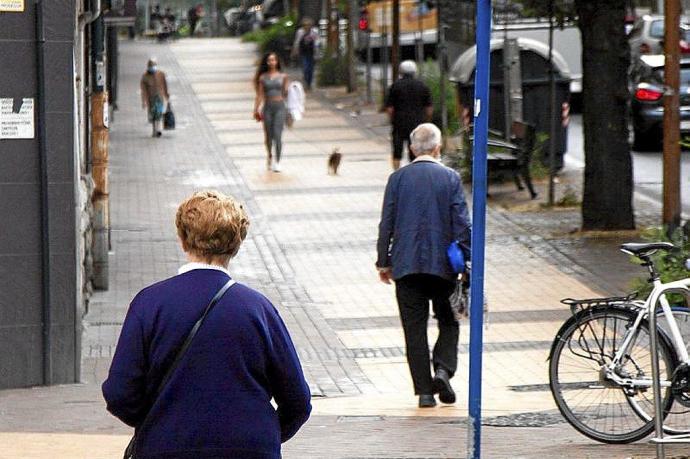 Calle del barrio de Judimendi. Foto: Jorge Muñoz