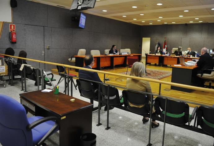 El juicio se desarrolla en la sala 3 de la Audiencia de Bizkaia