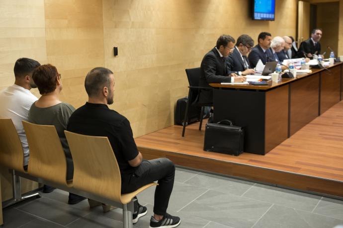 Una imagen del juicio contra el acusado de matar a un turista en Lloret de Mar (Girona).