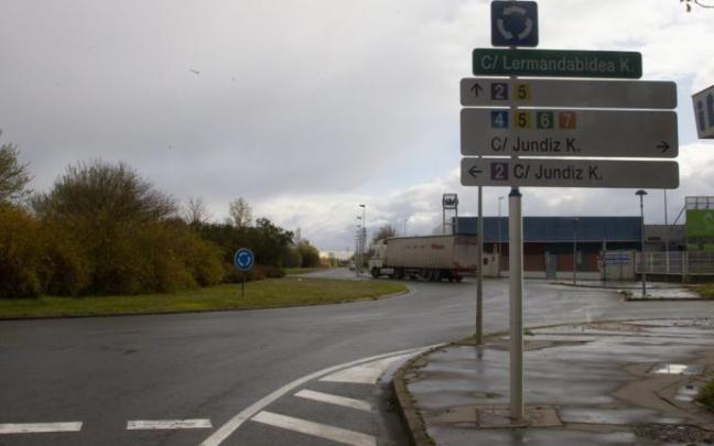 Vista del polígono industrial de Jundiz