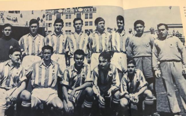 Integrantes del primer equipo juvenil de la Real Sociedad de la temporada 1951-52
