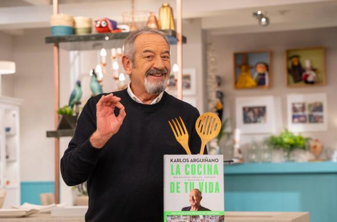 Arguiñano ha presentado su último libro, 'La cocina de tu vida'.