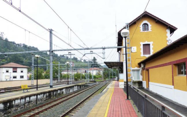 La estación de Ambasaguas La estación de Ambasaguas