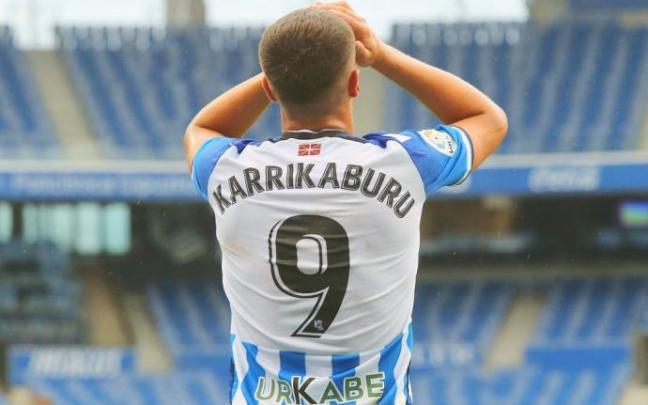 Karrikaburu ha sido el protagonista en la victoria del Sanse ante el Leganés Karrikaburu ha sido el protagonista en la victoria del Sanse ante el Leganés