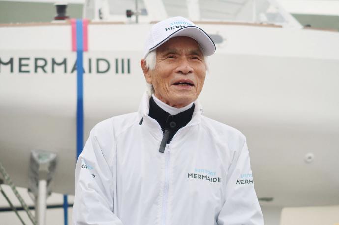El marinero japonés Kenichi Horie.