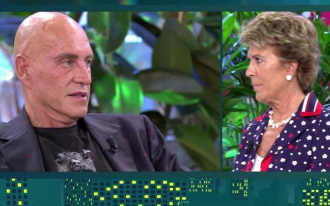 Kiko Matamoros y Conchita, la especialista que maneja el polígrafo. Kiko Matamoros y Conchita, la especialista que maneja el polígrafo.