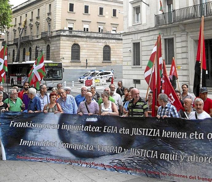 Aurreko manifestazio baten artxibo-irudia. Argazkia: Jorge Muñoz