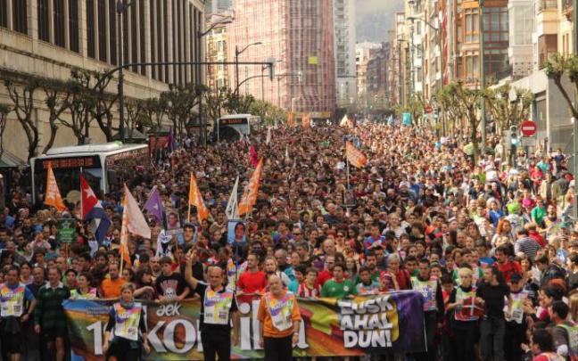 Kontsulta ezazu Korrikak nondik igaroko dan ostegun honetan, martxoak 31