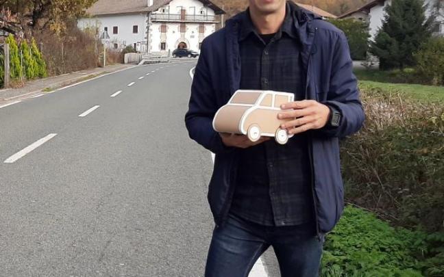 Patxi Miranda, creador de Kudea Go!, en Aizarotz (Navarra). Patxi Miranda, creador de Kudea Go!, en Aizarotz (Navarra).