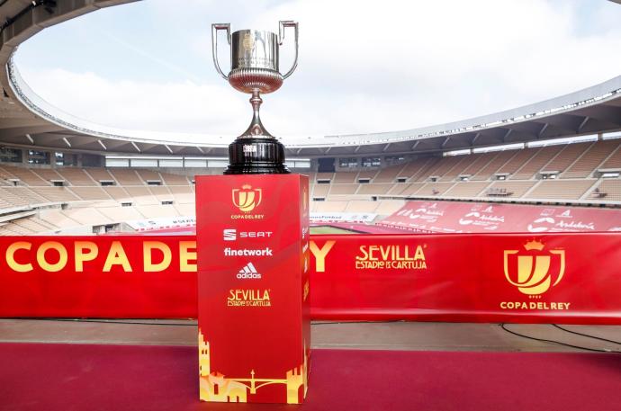 Copa del Rey en el Estadio de la Cartuja, sede de la final.