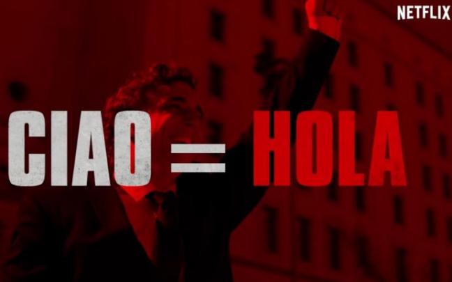 Imagen del vídeo en el que Netflix se despide de 'La casa de papel'. Imagen del vídeo en el que Netflix se despide de 'La casa de papel'.