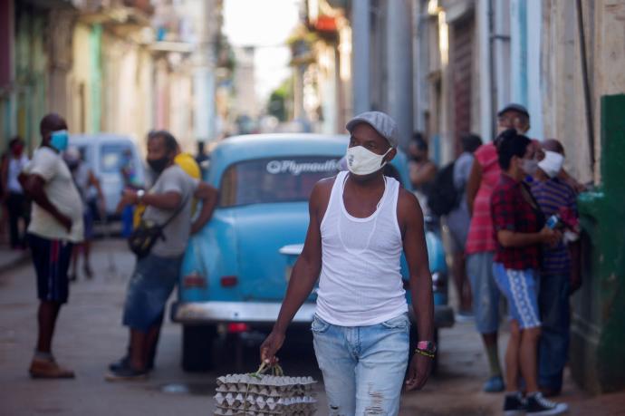 Una calle de La Habana