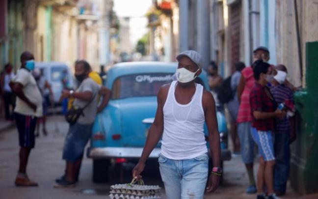 Una calle de La Habana Una calle de La Habana