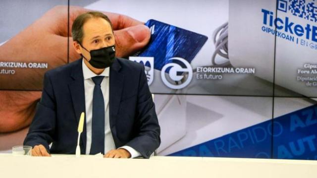 El diputado de Hacienda y Finanzas, Jokin Perona.