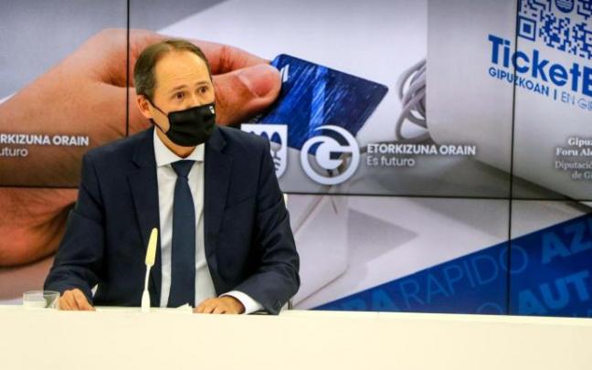 El diputado de Hacienda y Finanzas, Jokin Perona.