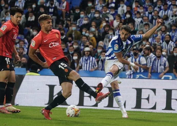 Un lance del Real-Mallorca, jugado el pasado 16 de octubre.